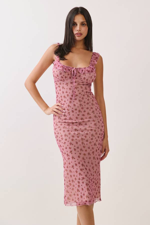 Pink Rose Dress