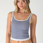 Modal Striped Tank Top