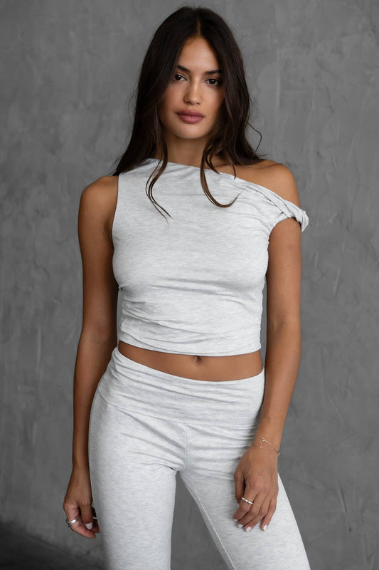 JAIME Light Weight One Shoulder Top