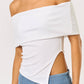 Aly Asymmetrical Off Shoulder Top