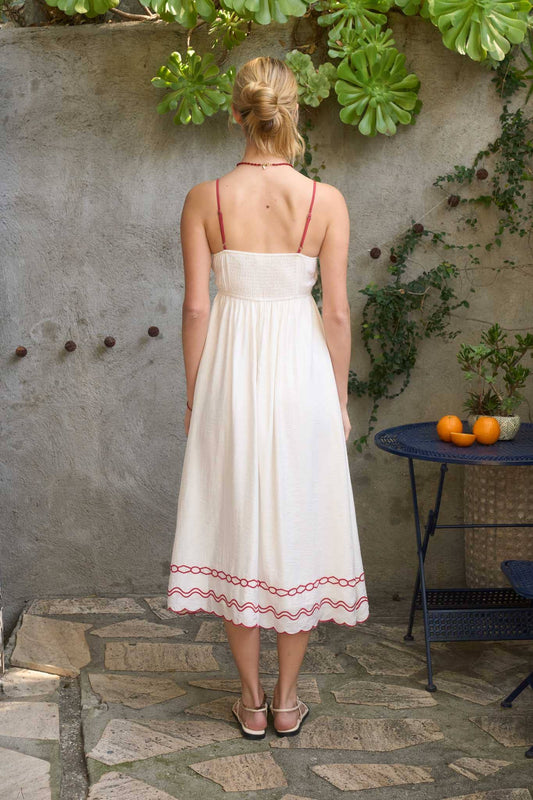 Floral Embrodiary Dress