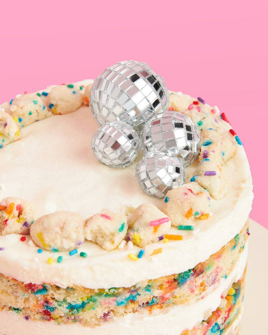 Disco Ball Cake Toppers, Party Decorations, Bday Supplies