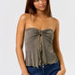 Tube Flyaway Top with Trim