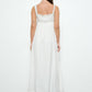 Shoulder Lace Trim Maxi Dress