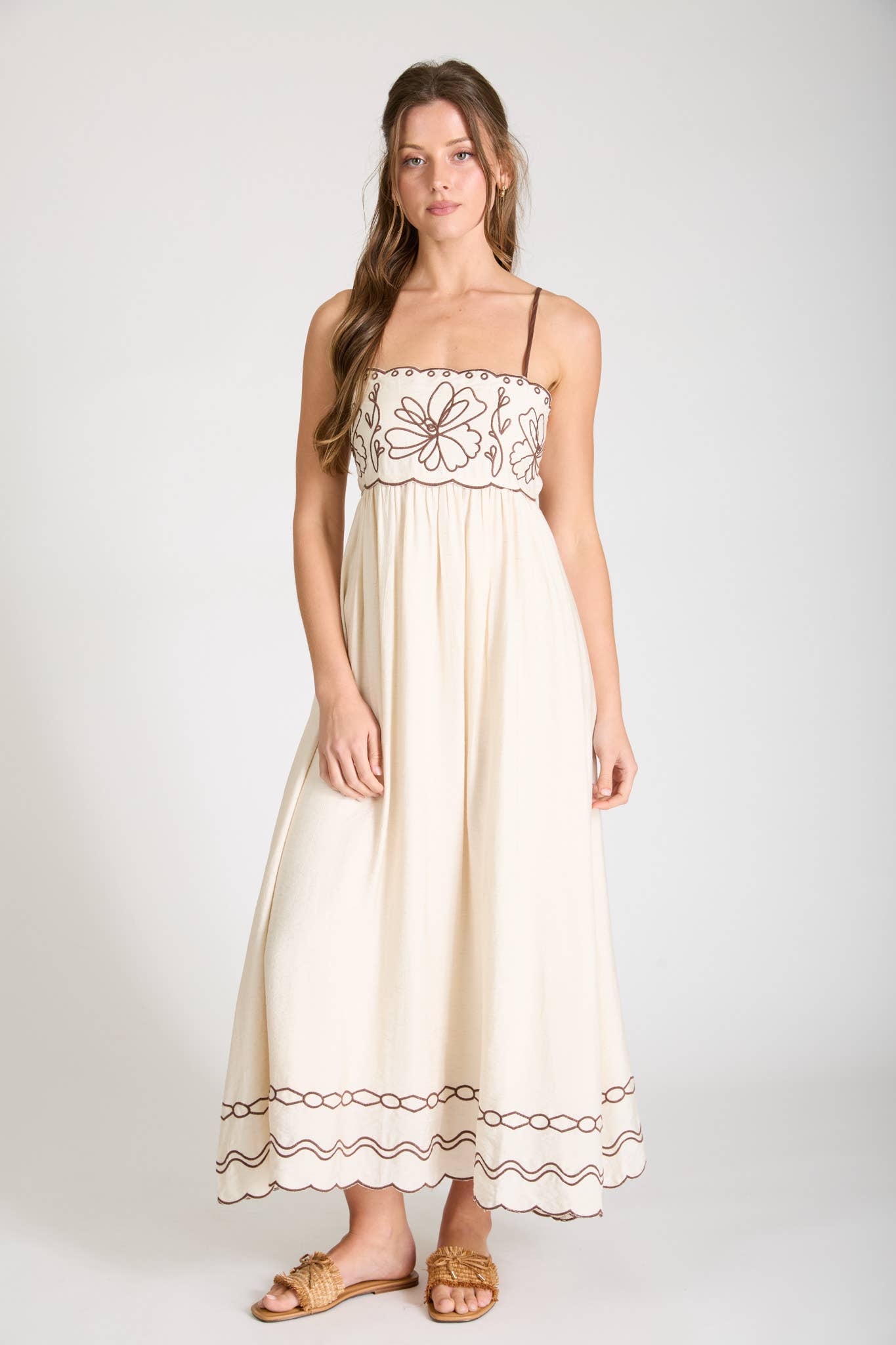 Floral Embrodiary Dress