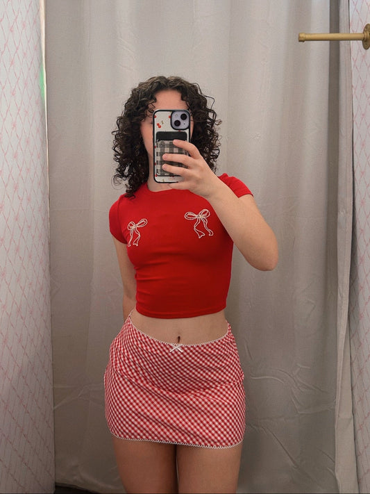 Willow Red Skirt