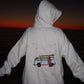 Pearl Grey Van Star Embroider Hoodie
