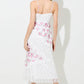 Luna Pink Lace Maxi Dress