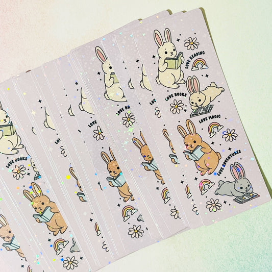 Bookmark Bunny Love Reading, Love Books