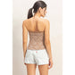 Strapless Jacquard Top