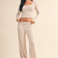 Teddy Bear Print Top