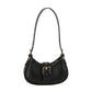 Buckle Crescent Shoulder Bag