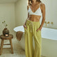Seamless Ribbed Plunged V-Neck Bralette