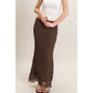Textured Maxi Skirt