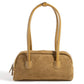 Suede Baguette Hand Bag