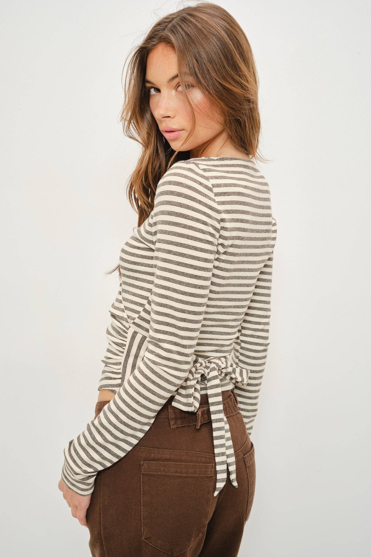 ZORA STRIPED TOP