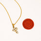 Raimon 18K Gold Non-Tarnish Dainty Cross Necklace