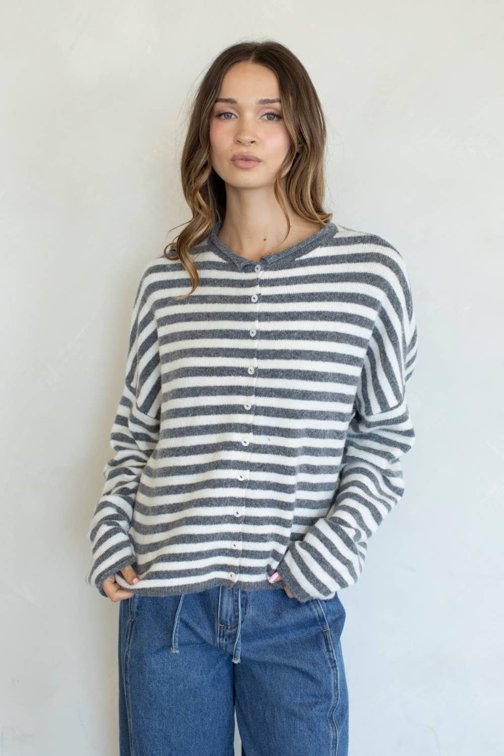 Piper Cardigan - Striped