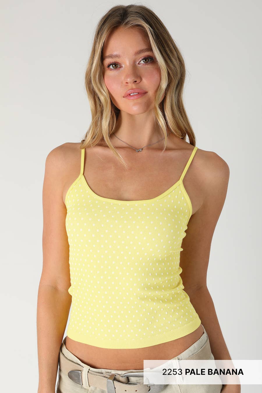 Polka Dot Strap Cami