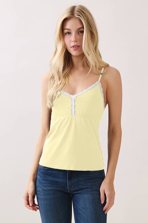 BabyDoll Lace Trimmed Cami