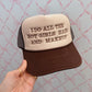 Hot Girls Hair and Makeup Trucker Hat