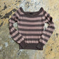 LL Striped Off Shoulder