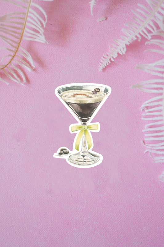 Espresso martini vinyl sticker