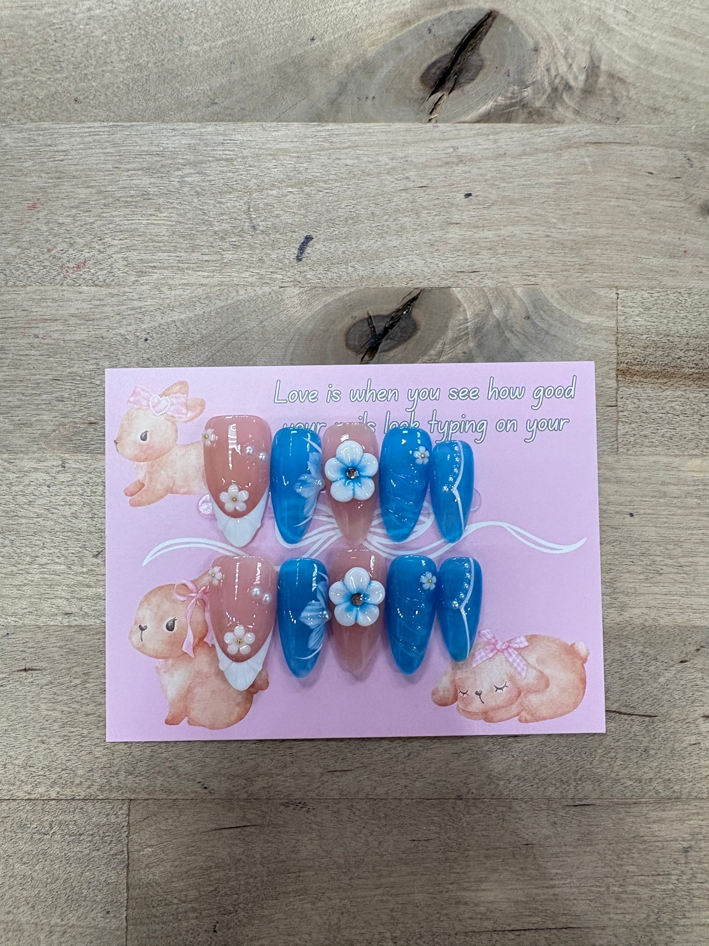 Beachy Ocean Nails