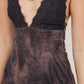 Animal Print Lace Contract Open Back Maxi Dress
