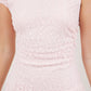 Lace Asymmetrical Mini Dress