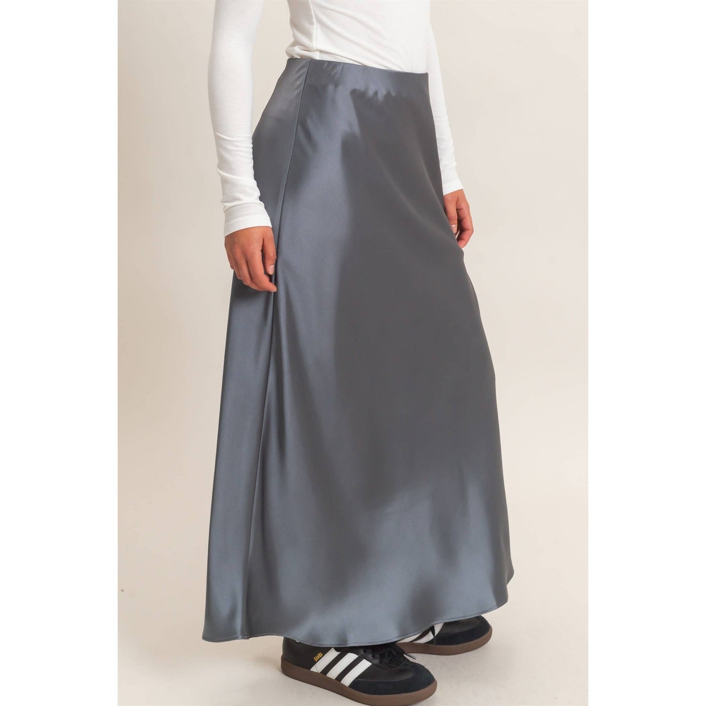 Satin Maxi Skirt