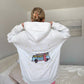 Pearl Grey Van Star Embroider Hoodie