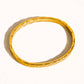 Axl 18K Gold Non-Tarnish Braided Bangle