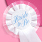 Bride Prize Ribbon | white, blue, bridal, glam