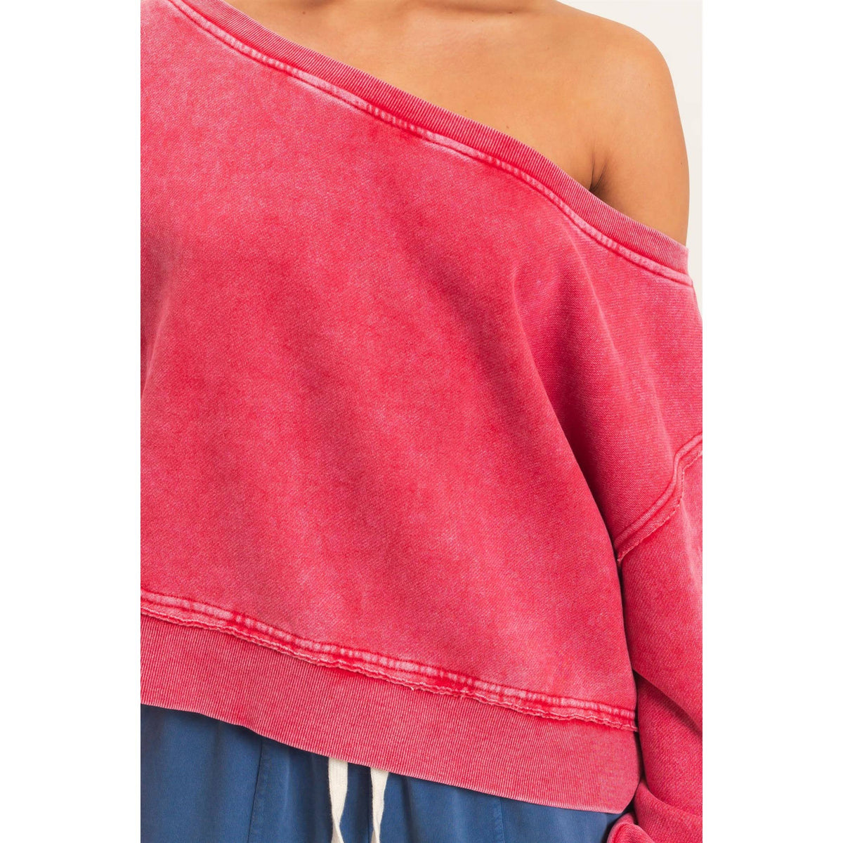 Off The Shoulder Sweatshirt