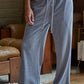 Knit Striped Flare Pants