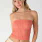 Lace Textured Tube Top