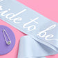 Something Blue Sash