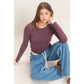 Layered Effect Long Sleeve Top