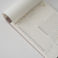 College Daily Planner Notepad