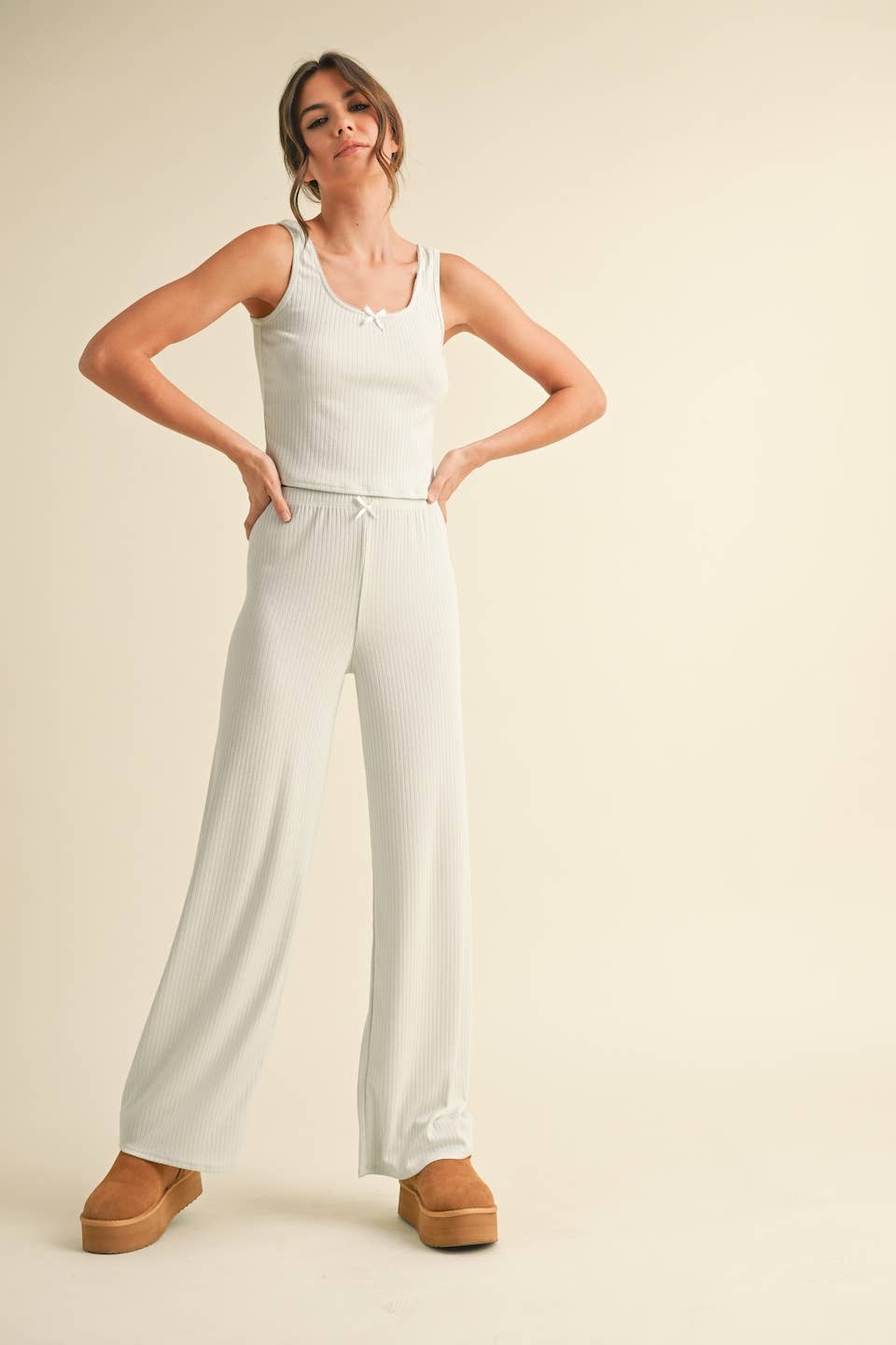 Pointelle Lounge Tank