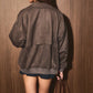 OVERSIZED SUEDE BOMBER JACKET