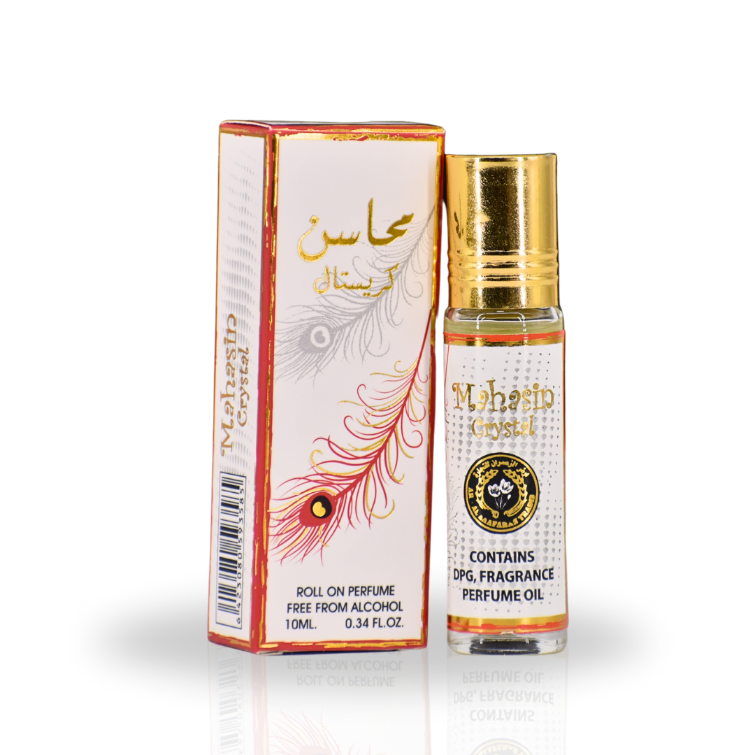 Ard Al Zaafaran Mahasin Crystal Perfume Oil Roll On 10 ml