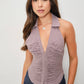 MARGOT HALTER NECK TOP