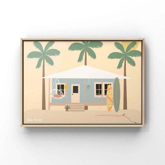 Surf Shack Art Print