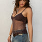 Allover Beaded V-Neck Cami Top