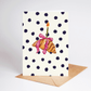 Croissant with Bow Celebration Congratulations Greeting Card