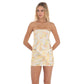 Tulip Mesh Strapless Skirt