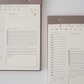 College Daily Planner Notepad