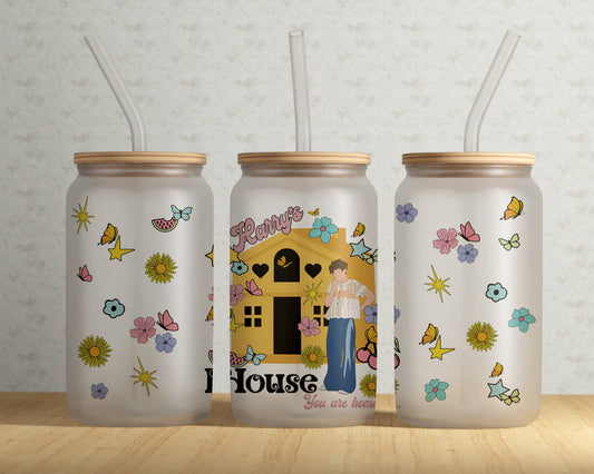 Frosted Can Glass HS